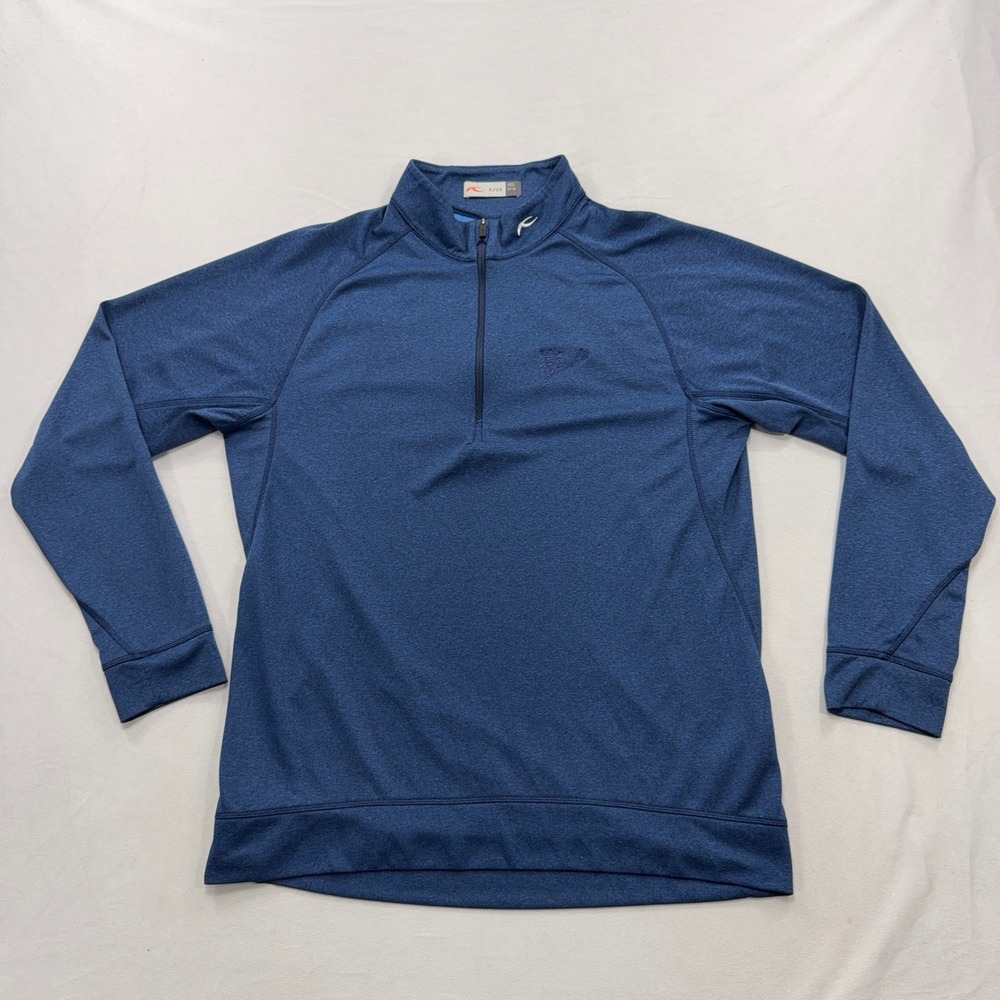 KJUS Pullover Men Keano Half Zip Southern Hills Golf Blue XL